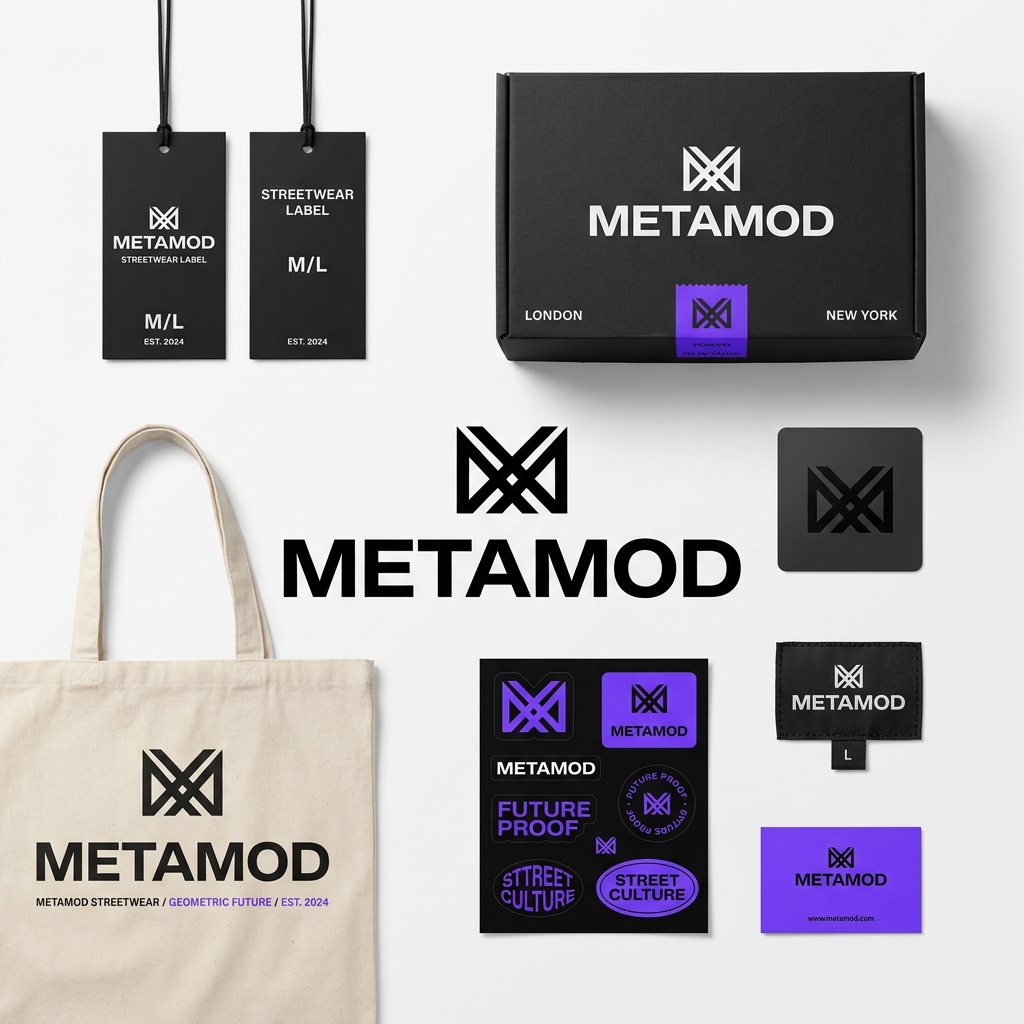 METAMOD 街頭服飾品牌全套識別設計